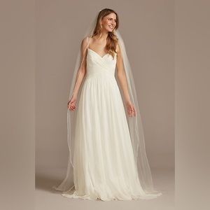 Beaded Edge Chapel Veil